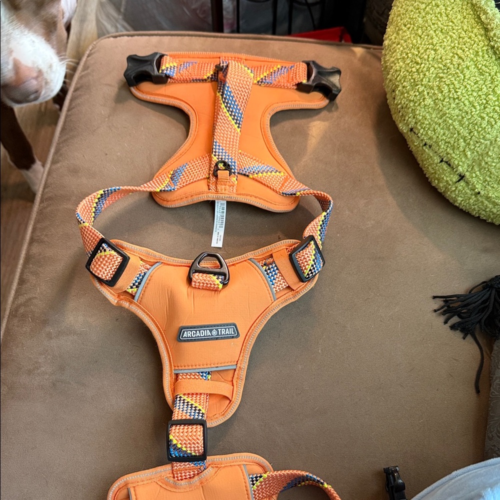 Head Black and Orange Dog Harness